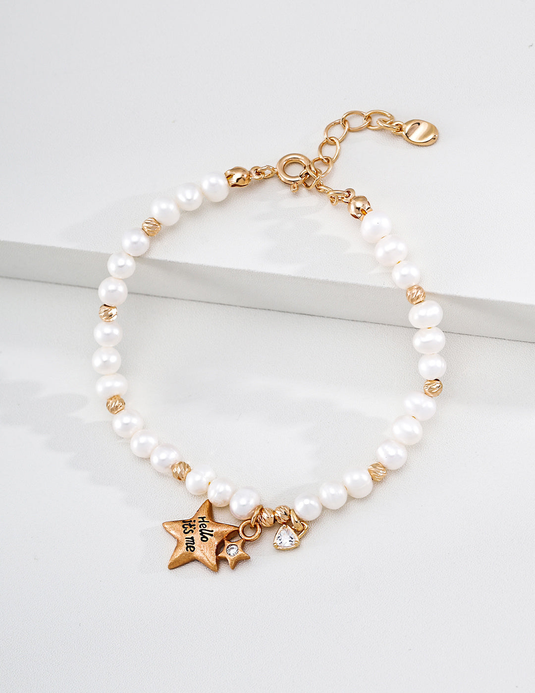 Lucky Star Pearl Bracelet