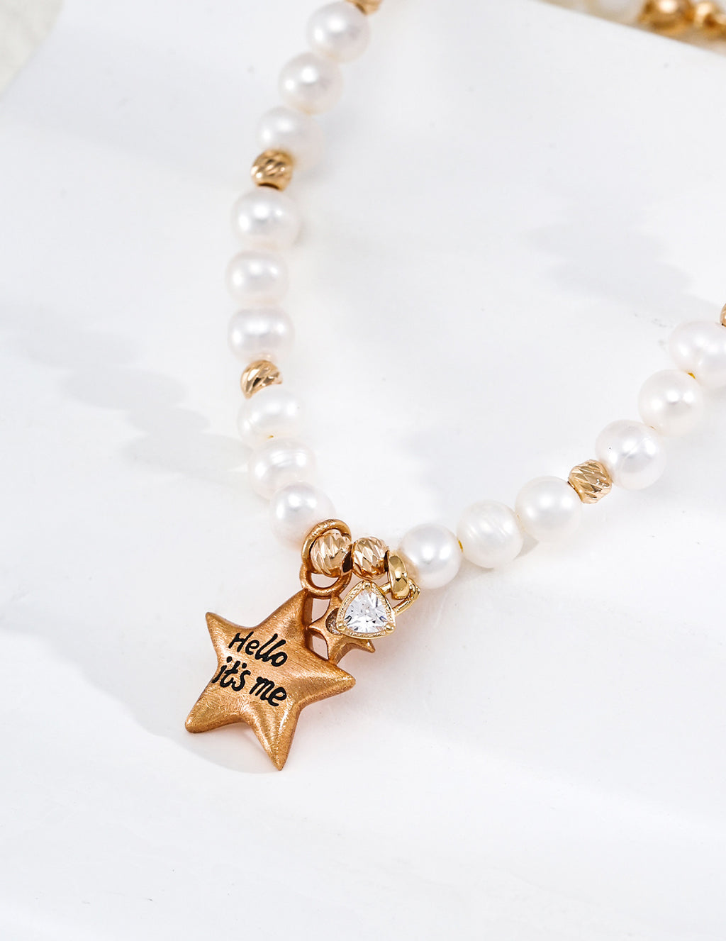 Lucky Star Pearl Bracelet