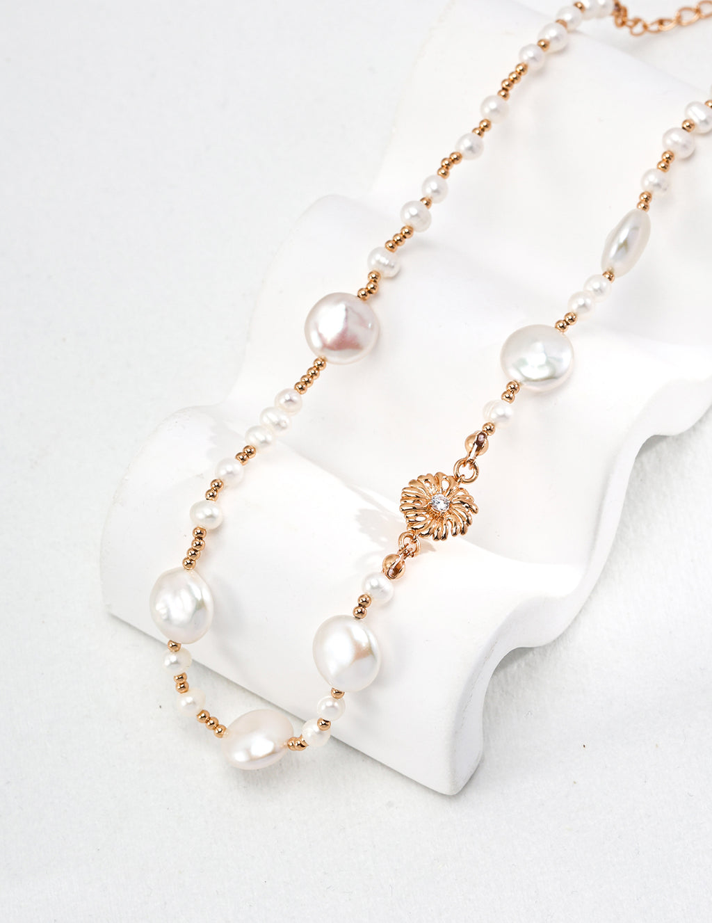 Aurelia Baroque Pearl Necklace