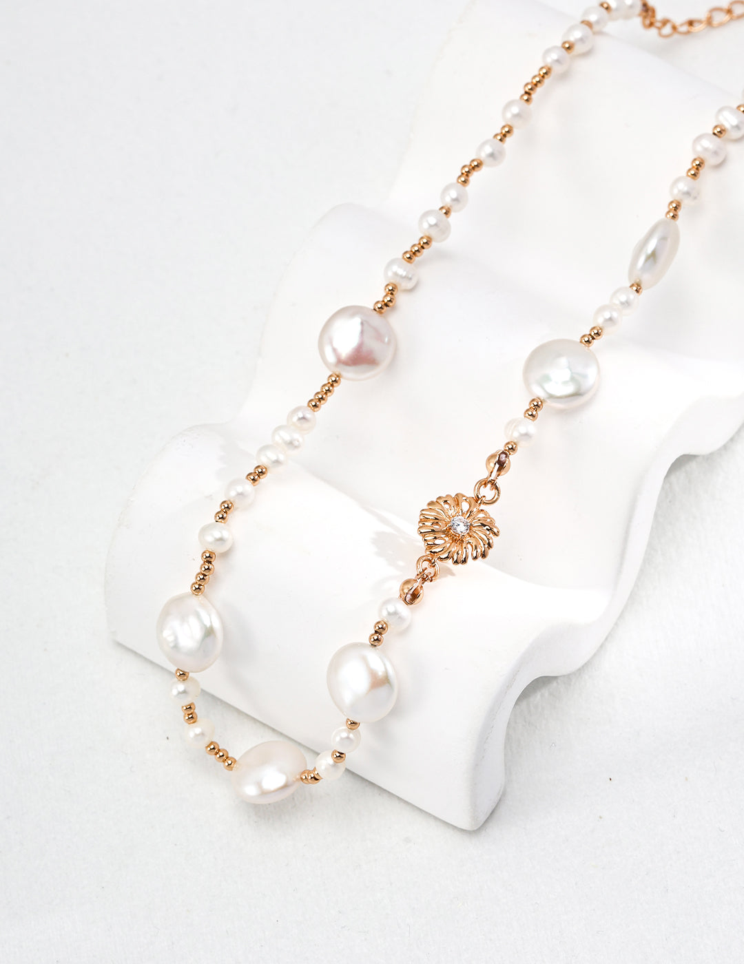 Aurelia Baroque Pearl Necklace