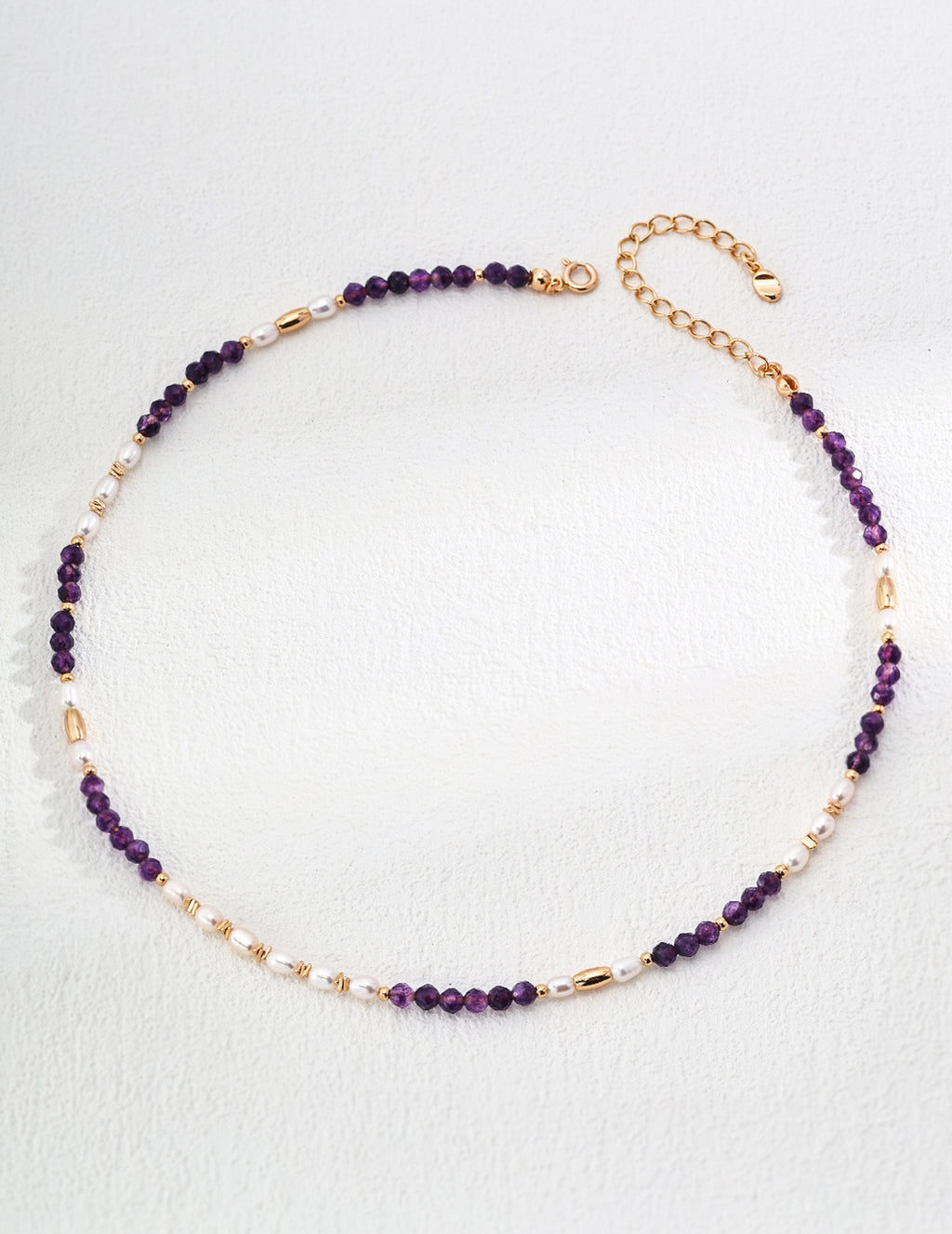 Amethyst Pearl Grace Necklace