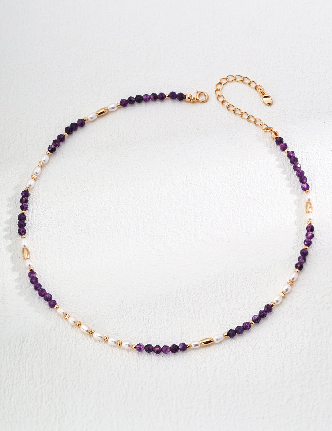 Amethyst Pearl Grace Necklace